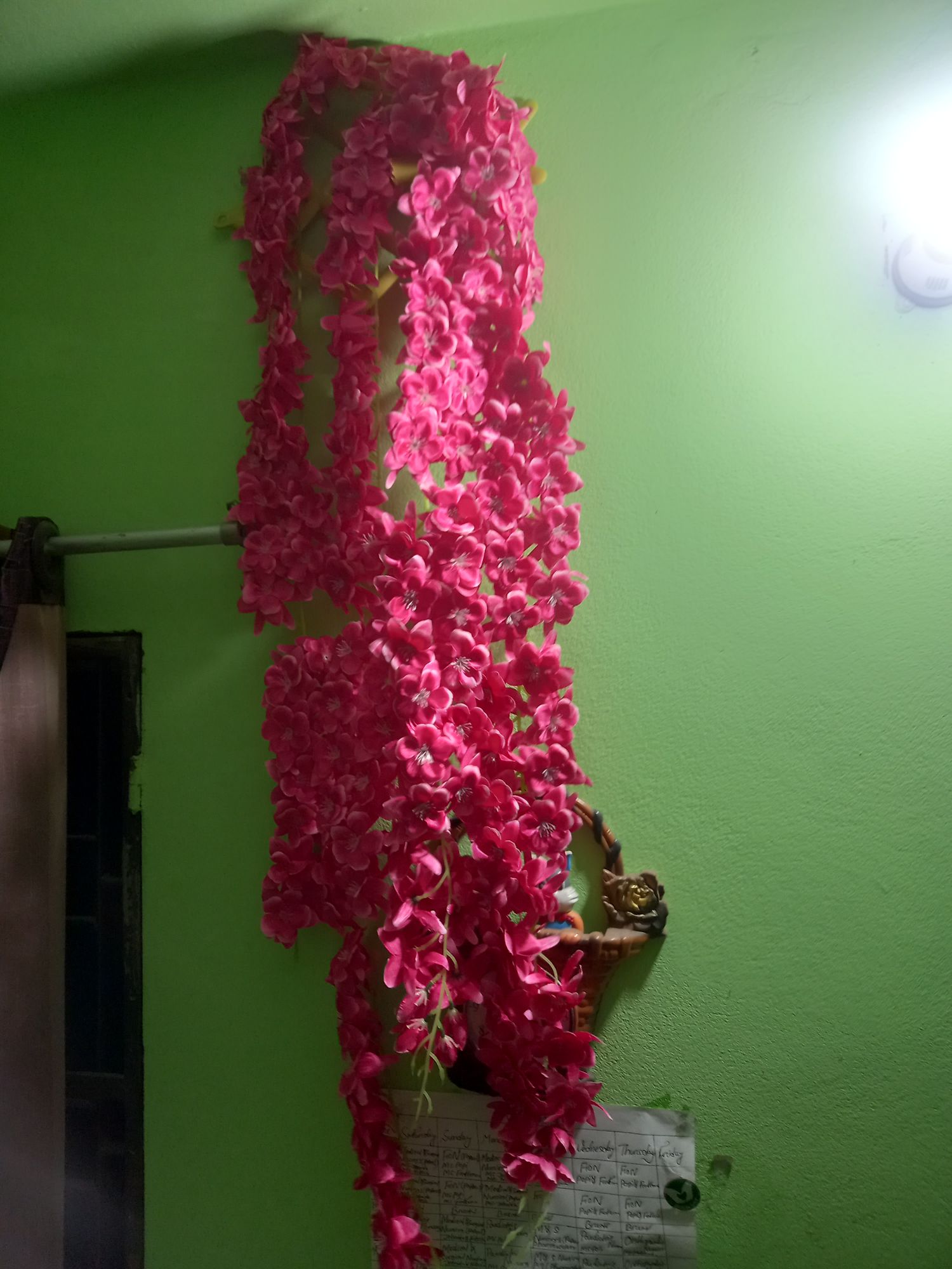 Buy  Artifical Flower 7 Feet long Lota with Hanger Free For Trendy and Unique Decoration  at Best Prices in Bangladesh