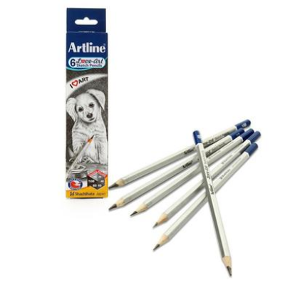 Buy artline-hb-2b-4b-6b-8b-10b-sketch-pencil-6pcs-set at Best Prices in Bangladesh