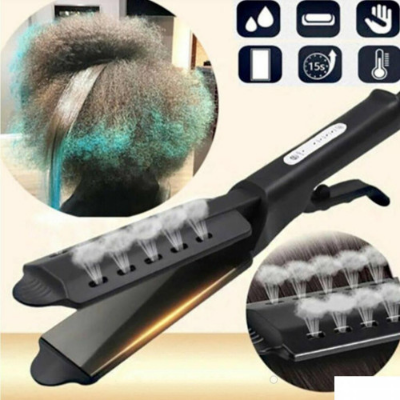 Picture of Flat Iron Hair Straightener Beauty Portable Steam Styler