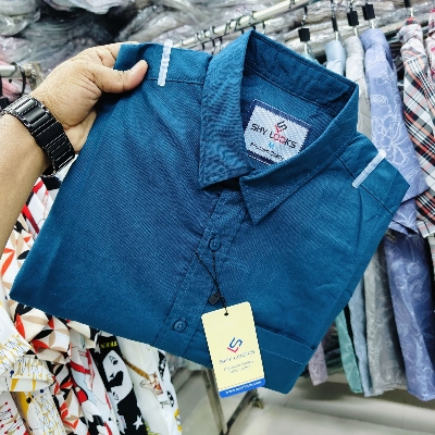 Buy Premium Full Sleeve Solid Shirt for Summer - Petrol Color  Online at Best Price in Bangladesh