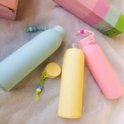 Picture of Glass Water Bottle with Handle -500ml