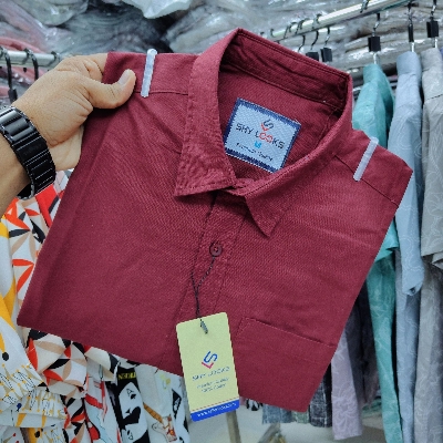 Buy Premium Full Sleeve Solid Shirt for Summer - Maroon  Color  Online at Best Price in Bangladesh
