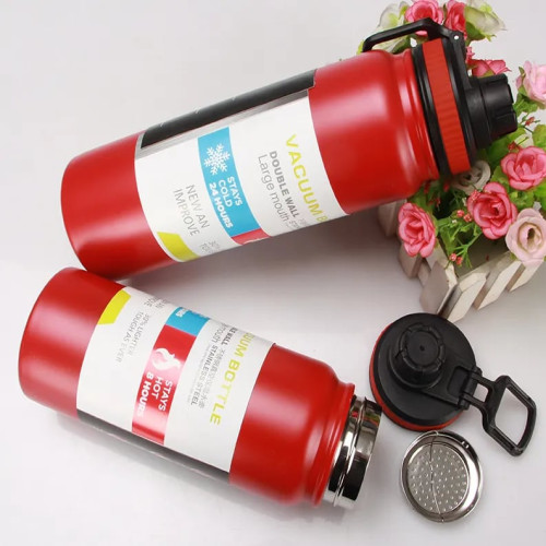 Picture of Stainless Steel Vacuum Water Bottle Hot & Cold Thermos Flask 800ml