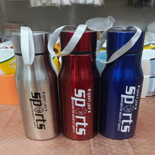 Picture of Stainless Steel Colored Water Bottle for Kids, Men & Women- 380ml