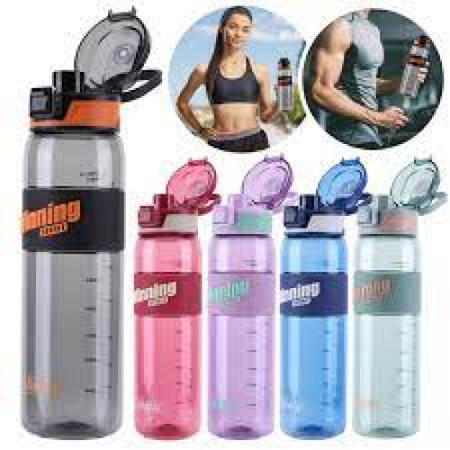 Picture of 1000ml Large Capacity Portable Winning Spirit Motivational Water Bottle