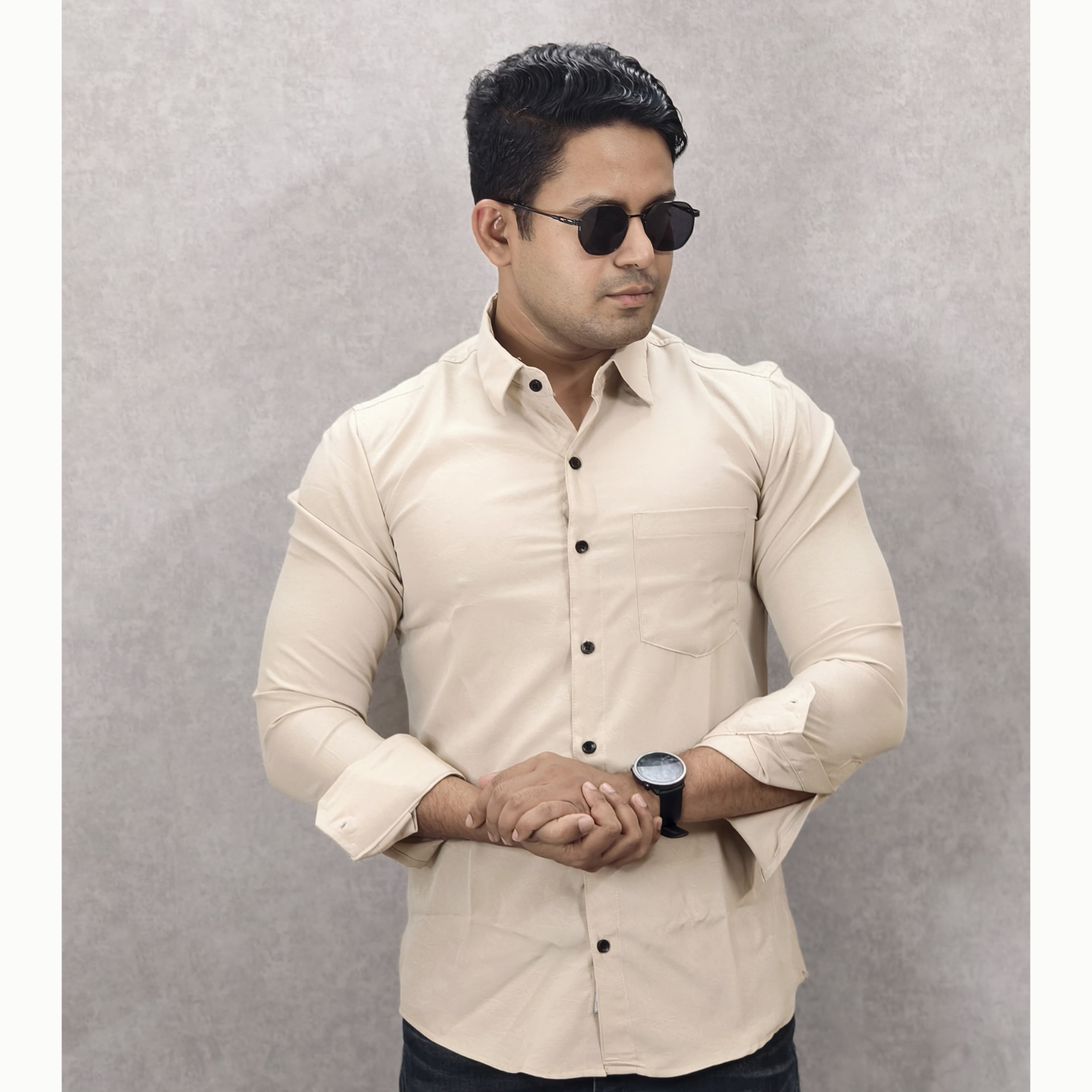 Buy China Spandex Crap Fabric Casual Shirt at Best Price In Bangladesh