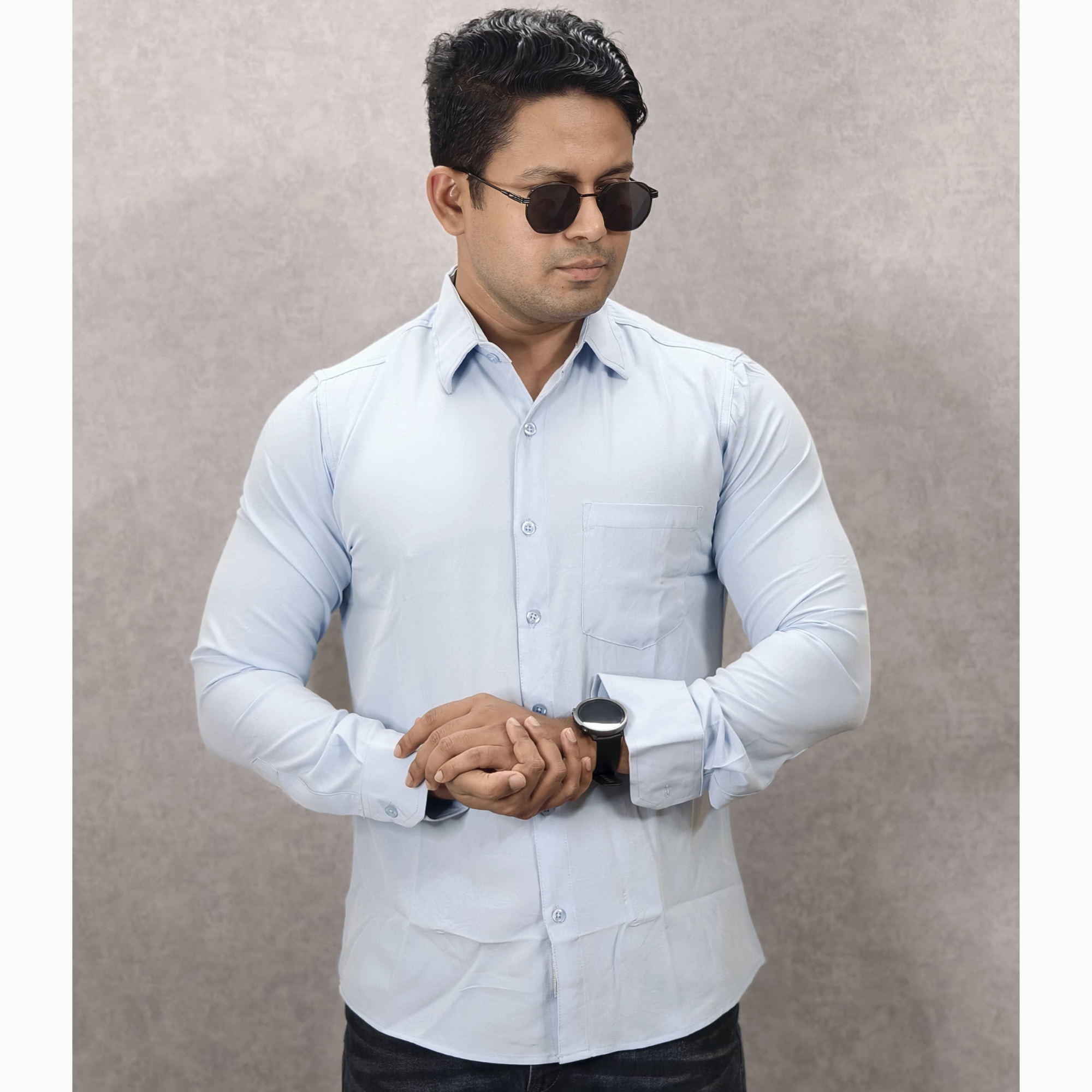 Buy China Spandex Crap Fabric Casual Shirt at Best Price In Bangladesh