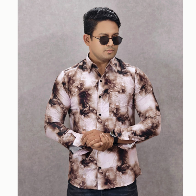 Buy China Spandex Digital Print Casual Shirt For Men's at Best Price In Bangladesh
