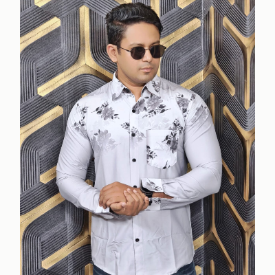 Buy China Spandex Digital Print Casual Shirt For Men's at Best Price In Bangladesh