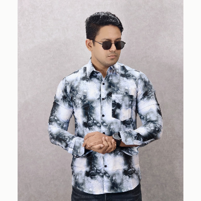 Buy China Spandex Digital Print Casual Shirt For Men's at Best Price In Bangladesh