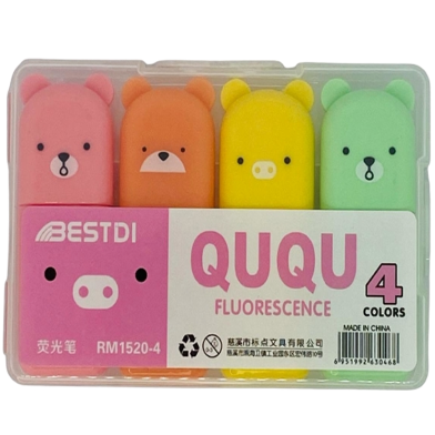 Buy Cute Mini Highlighter Pastel 4pc Online in Bangladesh at Best Prices 