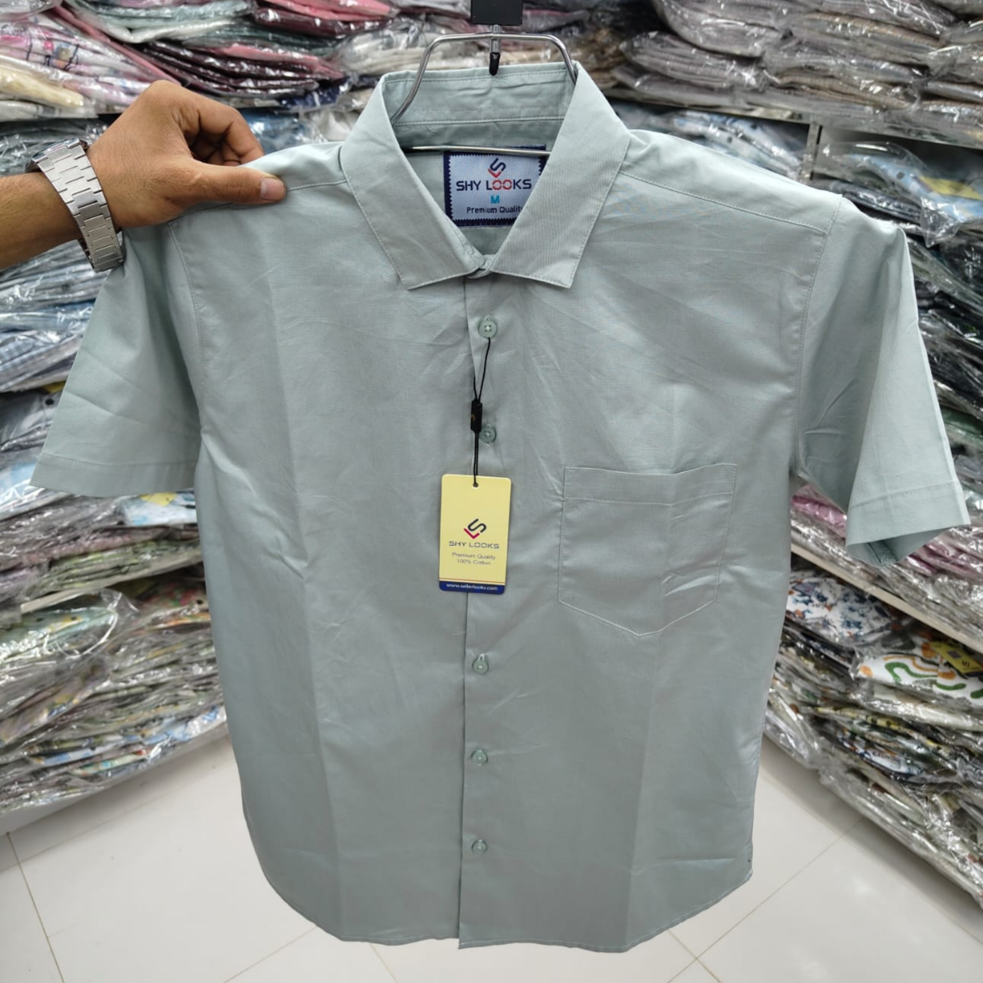 Buy Premium Cotton Feel Half Sleeve Shirt For Men's  Online at Best Price in Bangladesh