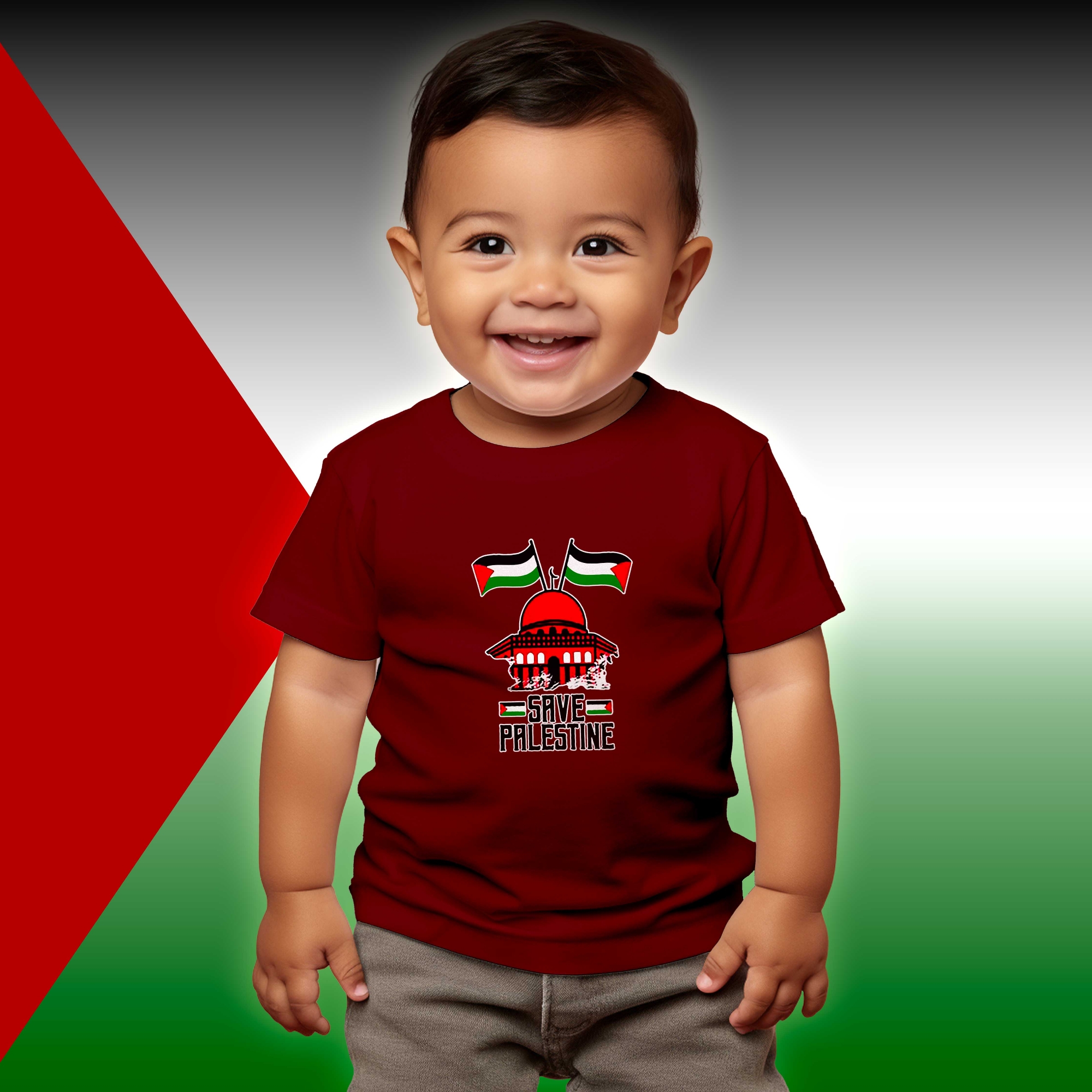 Buy Save Gaza (Cotton) T-Shirt for Kids at Best Prices in Bangladesh