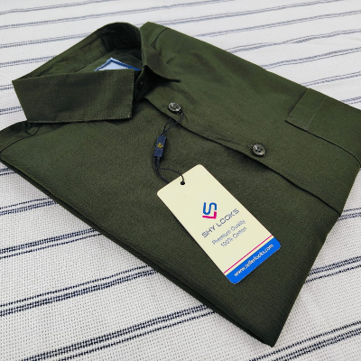 Buy Premium Cotton Feel Half Sleeve Shirt For Men's  Online at Best Price in Bangladesh