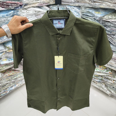 Buy Premium Cotton Feel Half Sleeve Shirt For Men's  Online at Best Price in Bangladesh