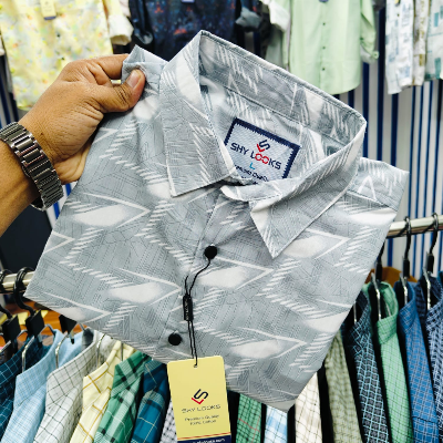 Buy Pure Cotton Full Sleeve Print Shirt for Men's  Online at Best Price in Bangladesh