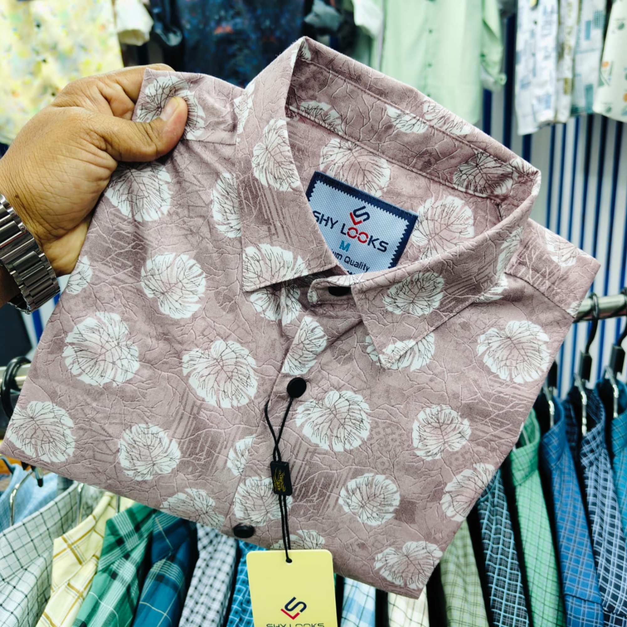 Buy Pure Cotton Full Sleeve Print Shirt for Men's  Online at Best Price in Bangladesh