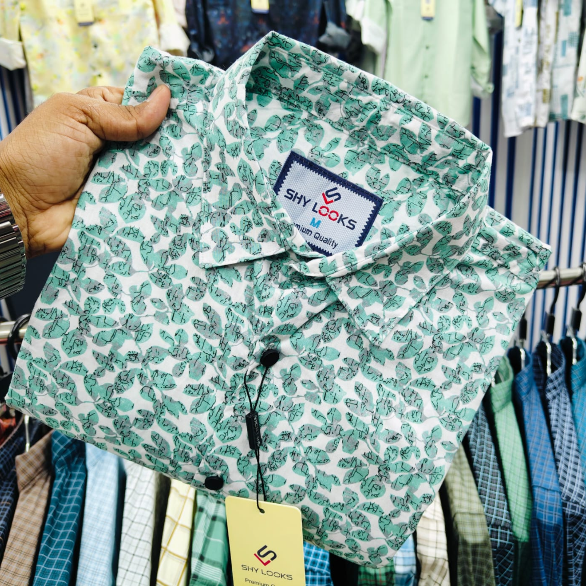 Buy Pure Cotton Full Sleeve Print Shirt for Men's  Online at Best Price in Bangladesh