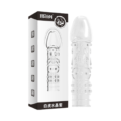 Picture of Dragon Crystal Clear Multi Dooted Griped Reuseable Dragon Condom for men