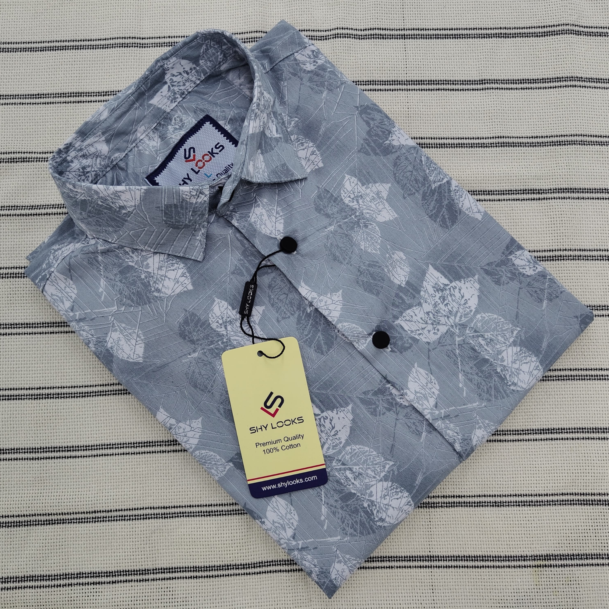 Buy Pure Cotton Full Sleeve Print Shirt for Men's Online at Best Price in Bangladesh
