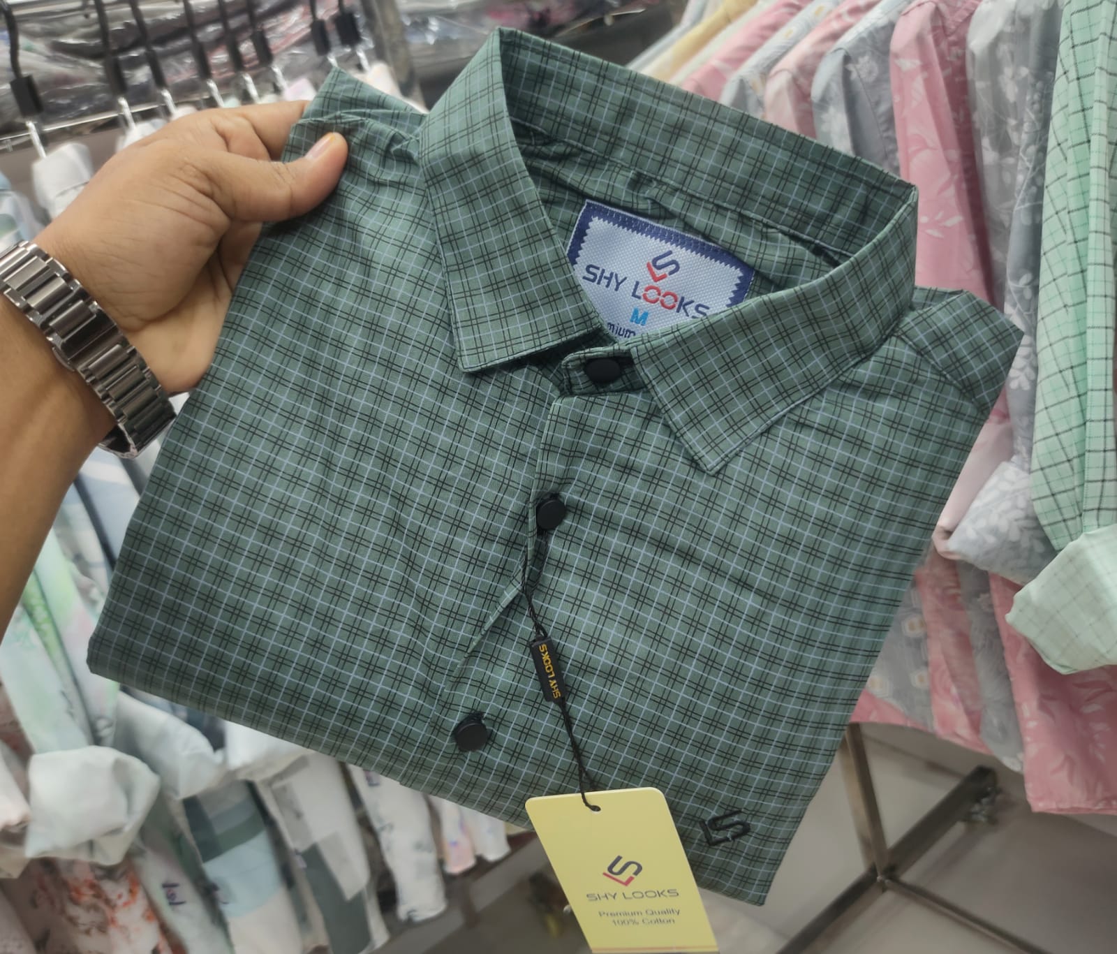 Buy Pure Cotton Full Sleeve Print Shirt for Men's Online at Best Price in Bangladesh