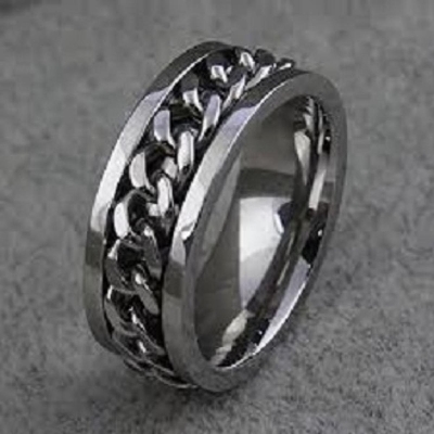 Picture of Punk Chain Finger  Ring For Men
