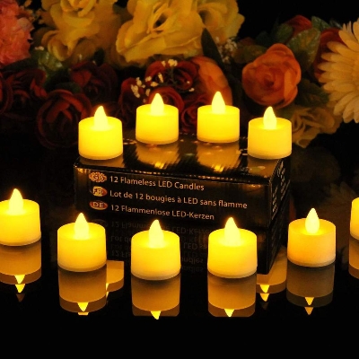 Picture of Warm color led tea light candle 12 pieces
