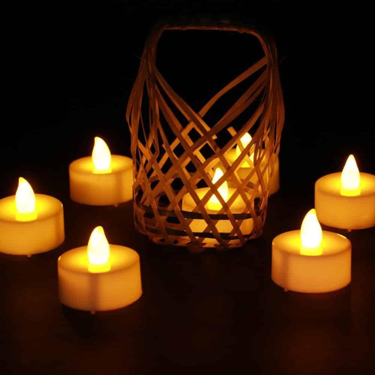 Picture of Warm color led tea light candle 6 pieces