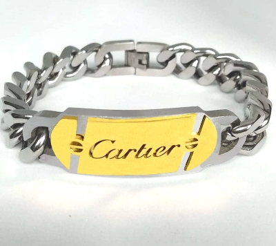 Picture of Stainless Steel Chunky Cuban Chain Bracelets for Mens