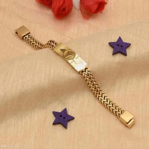 Picture of Men’s Stainless Double Row  Chain Magnet Buckle Bracelet