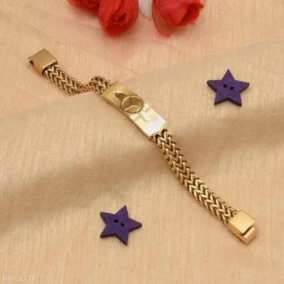 Picture of Men’s Stainless Double Row  Chain Magnet Buckle Bracelet