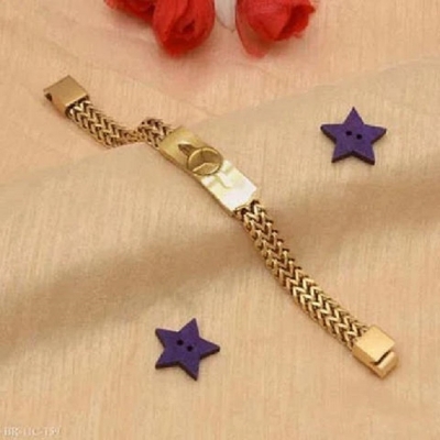 Picture of Men’s Stainless Double Row  Chain Magnet Buckle Bracelet