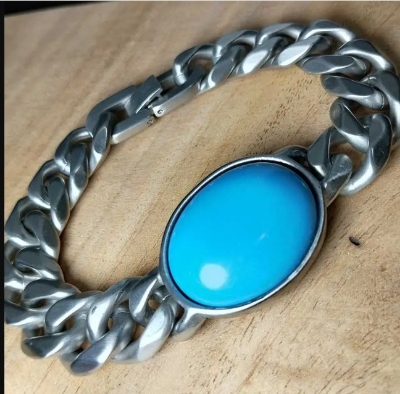 Picture of Salman Khan 14mm 316L Stainless Steel Bracelet – Silver Color