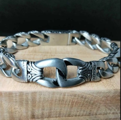 Picture of 316L Stainless Steel Bracelet Men Powerful