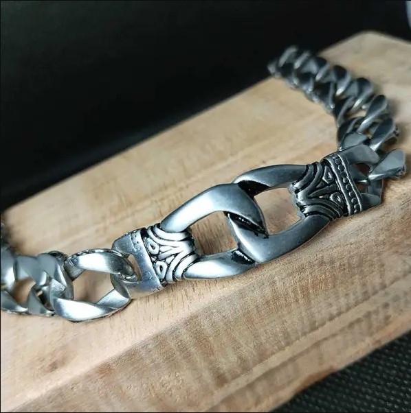 Picture of 316L Stainless Steel Bracelet Men Powerful