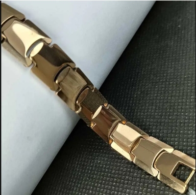 Picture of Peach Golden Ceramic Bracelet