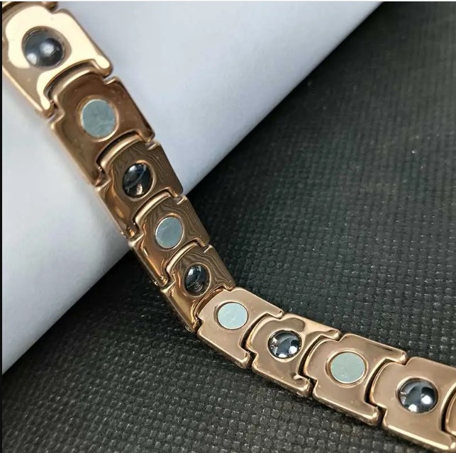 Picture of Peach Golden Ceramic Bracelet