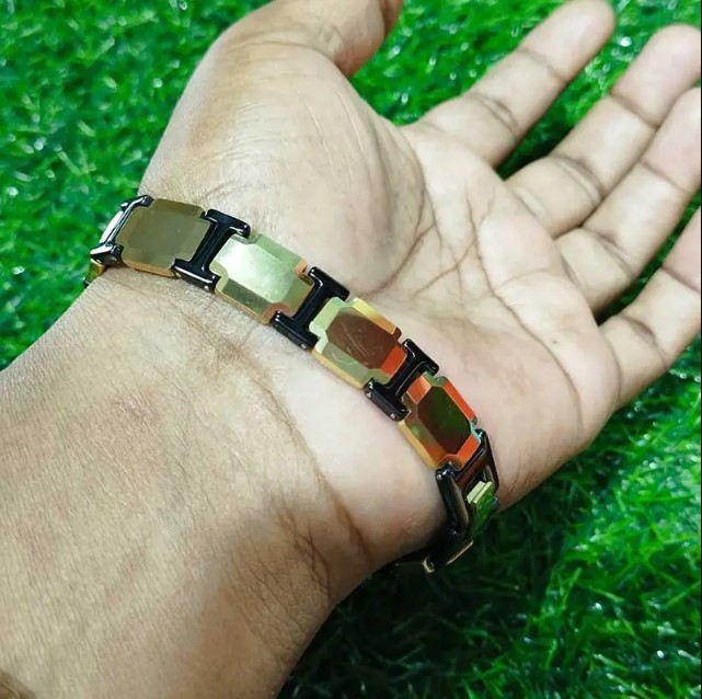 Picture of Premium Quality Ceramic Bracelet Golden Stone