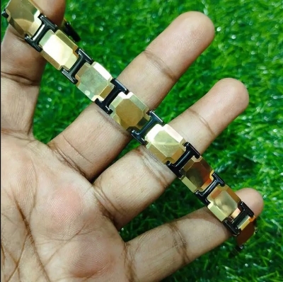Picture of Premium Quality Ceramic Bracelet Golden Stone