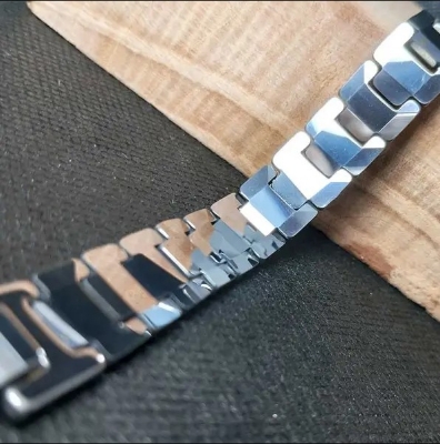 Picture of Silver Color Single Magnetic Ceramic Bracelet