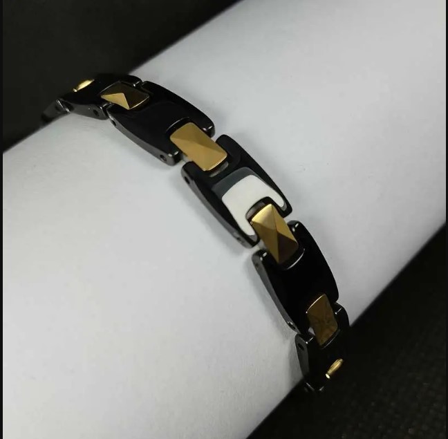 Picture of Ceramic Bracelet Golden Stone