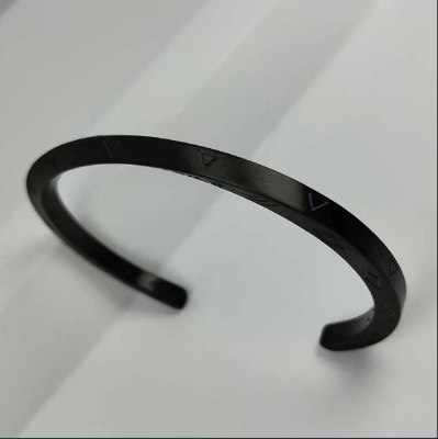 Picture of 316L Stainless Steel Your Are My Heart Bracelet – Black