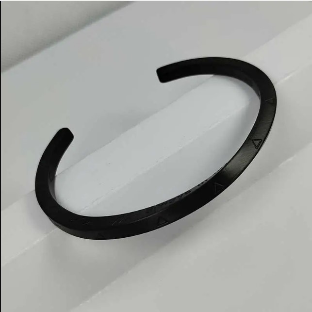 Picture of 316L Stainless Steel Your Are My Heart Bracelet – Black