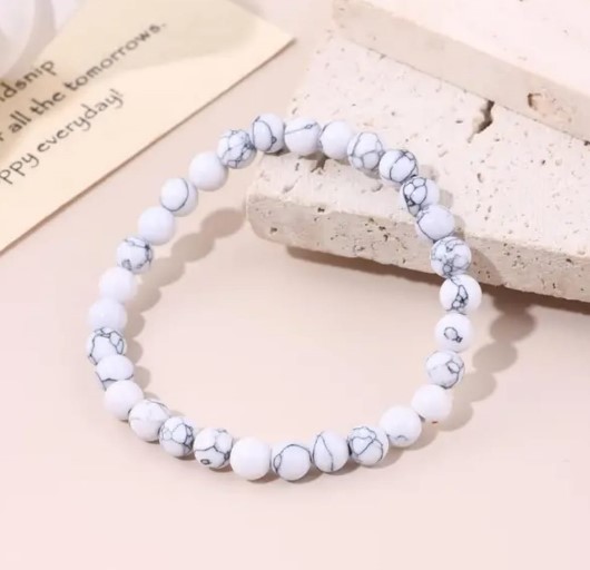 Picture of Chakra Healing Balance Bead Bracelet Natural Lava Stone