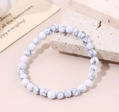 Picture of Chakra Healing Balance Bead Bracelet Natural Lava Stone