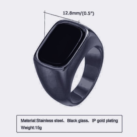 Picture of Affordable stainless steel rings for men