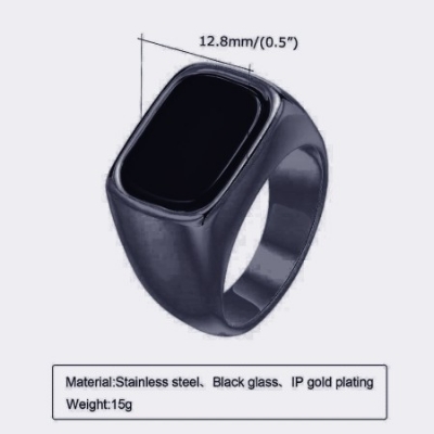 Picture of Affordable stainless steel rings for men