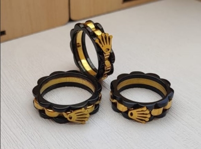 Picture of Stylish men's stainless steel finger ring