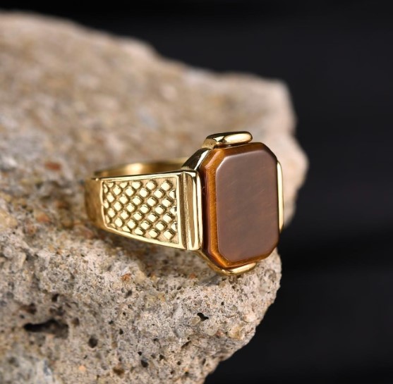 Picture of Stainless steel finger ring for men