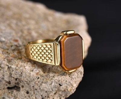 Picture of Stainless steel finger ring for men